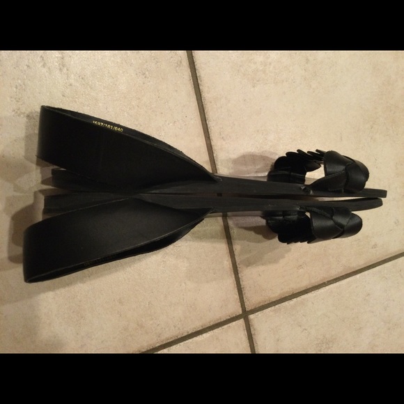 Zara Collection leather braided sling backs - Picture 4 of 8